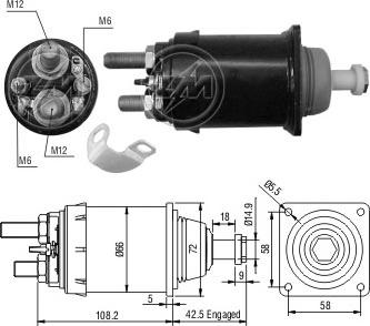 ERA ZM835 - Contacteur, démarreur cwaw.fr