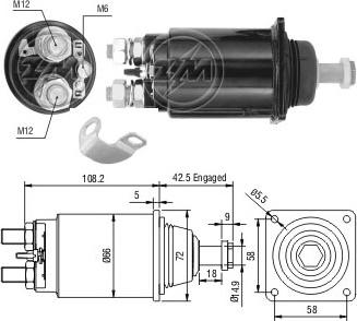 ERA ZM833 - Contacteur, démarreur cwaw.fr