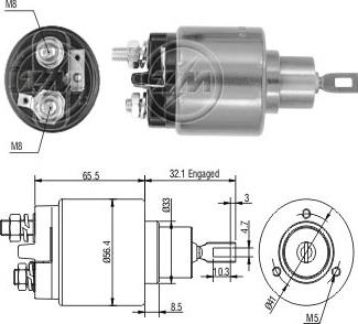 ERA ZM873 - Contacteur, démarreur cwaw.fr