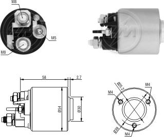 ERA ZM3494 - Contacteur, démarreur cwaw.fr