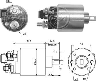 ERA ZM3482 - Contacteur, démarreur cwaw.fr