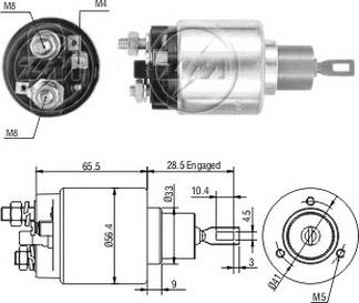 ERA ZM3674 - Contacteur, démarreur cwaw.fr