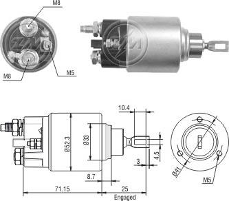 ERA ZM376 - Contacteur, démarreur cwaw.fr