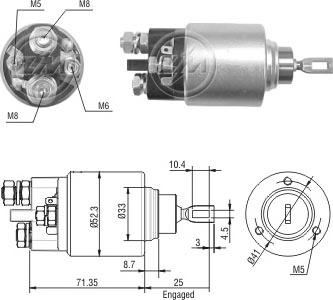 ERA ZM378 - Contacteur, démarreur cwaw.fr