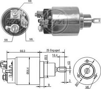 ERA ZM3775 - Contacteur, démarreur cwaw.fr