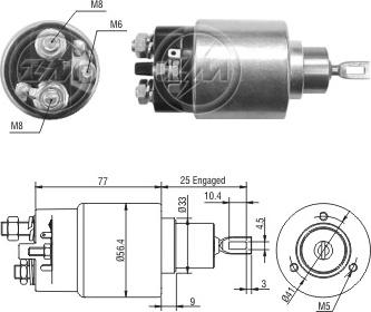 ERA ZM2973 - Contacteur, démarreur cwaw.fr