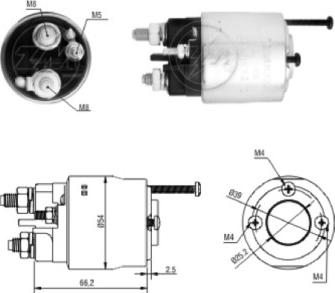 ERA ZM2496 - Contacteur, démarreur cwaw.fr