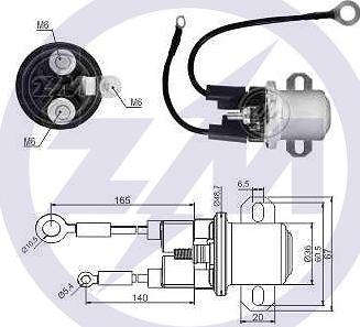 ERA ZM2428 - Contacteur, démarreur cwaw.fr