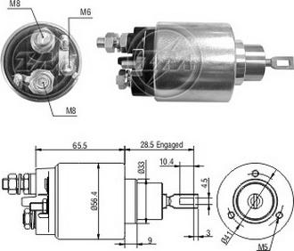 ERA ZM2479 - Contacteur, démarreur cwaw.fr