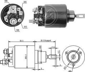 ERA ZM2571 - Contacteur, démarreur cwaw.fr