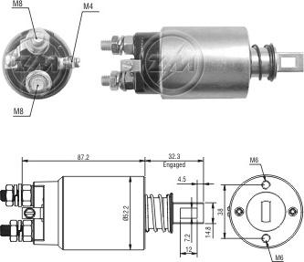 ERA ZM2689 - Contacteur, démarreur cwaw.fr