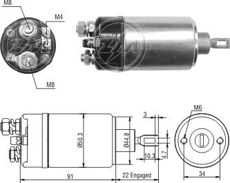 ERA ZM2629 - Contacteur, démarreur cwaw.fr