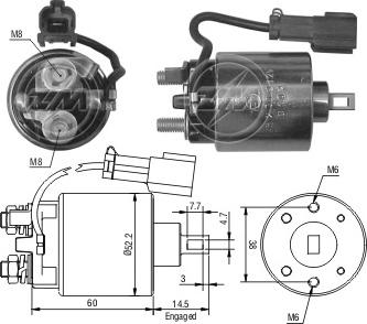 ERA ZM2719 - Contacteur, démarreur cwaw.fr