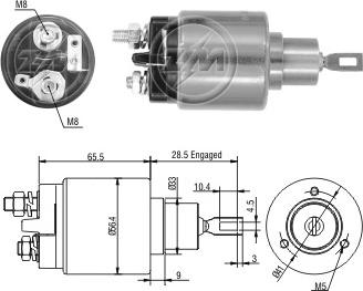 ERA ZM2773 - Contacteur, démarreur cwaw.fr