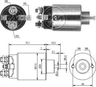 ERA ZM795 - Contacteur, démarreur cwaw.fr