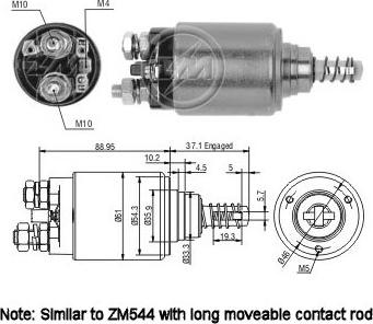 ERA ZM744 - Contacteur, démarreur cwaw.fr