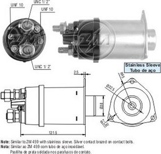 ERA ZM7459 - Contacteur, démarreur cwaw.fr