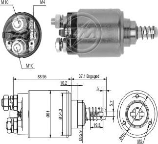 ERA ZM743 - Contacteur, démarreur cwaw.fr