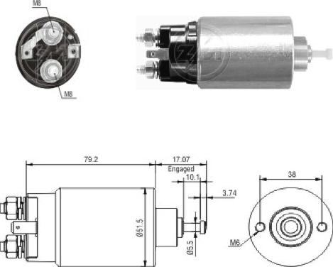 ERA ZM769 - Contacteur, démarreur cwaw.fr