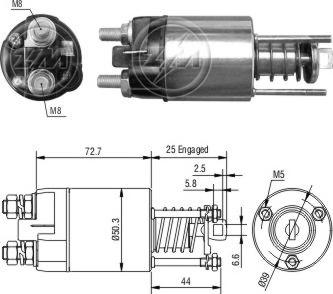 ERA ZM7651 - Contacteur, démarreur cwaw.fr