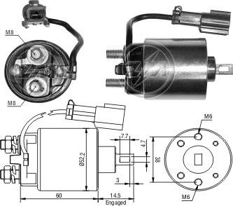 ERA ZM719 - Contacteur, démarreur cwaw.fr