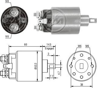 ERA ZM710 - Contacteur, démarreur cwaw.fr