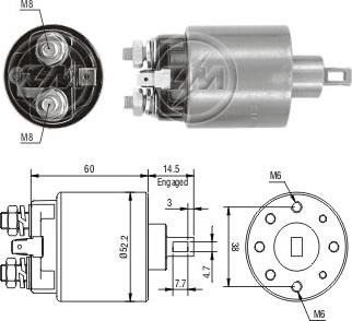 ERA ZM711 - Contacteur, démarreur cwaw.fr