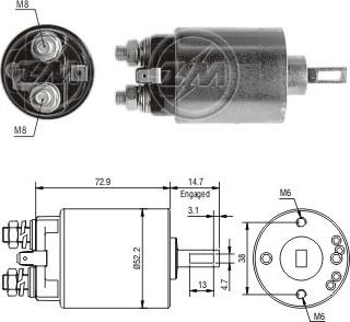 ERA ZM784 - Contacteur, démarreur cwaw.fr