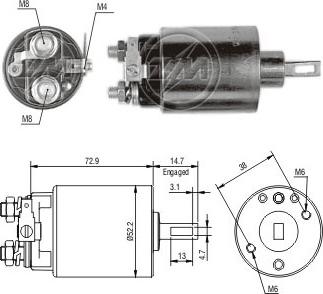 ERA ZM780 - Contacteur, démarreur cwaw.fr