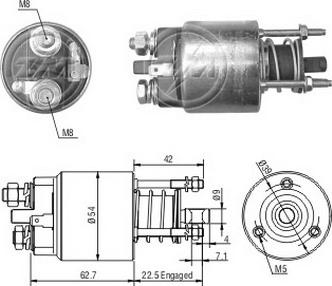 ERA ZM7395 - Contacteur, démarreur cwaw.fr