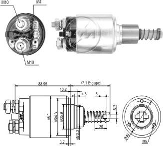 ERA ZM736 - Contacteur, démarreur cwaw.fr