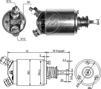 ERA ZM733 - Contacteur, démarreur cwaw.fr