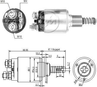 ERA ZM732 - Contacteur, démarreur cwaw.fr