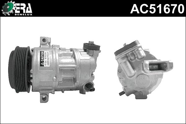 ERA Benelux AC51670 - Compresseur, climatisation cwaw.fr