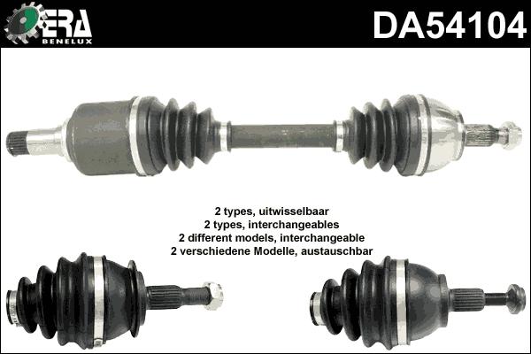 ERA Benelux DA54104 - Arbre de transmission cwaw.fr