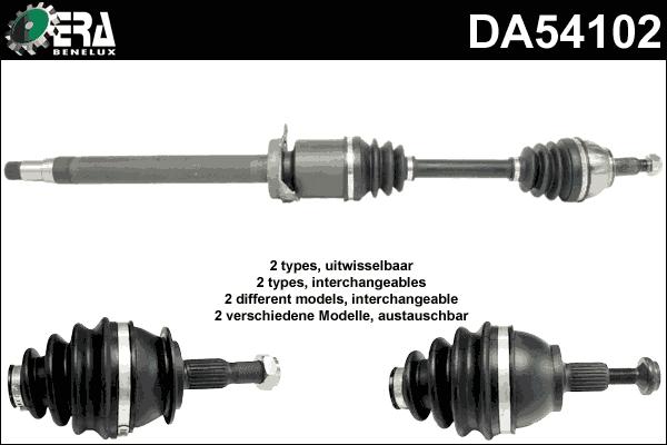 ERA Benelux DA54102 - Arbre de transmission cwaw.fr