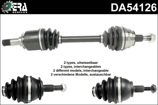 ERA Benelux DA54126 - Arbre de transmission cwaw.fr