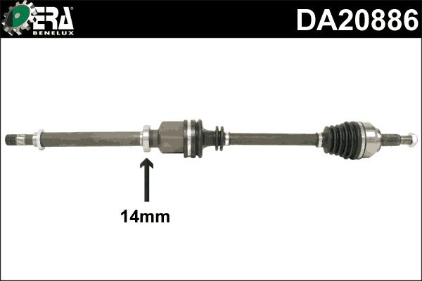 ERA Benelux DA20886 - Arbre de transmission cwaw.fr