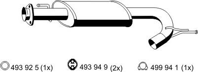 ERNST 515092 - Silencieux central cwaw.fr