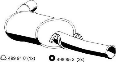 ERNST 515115 - Silencieux arrière cwaw.fr