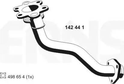 ERNST 142441 - Tuyau d'échappement cwaw.fr