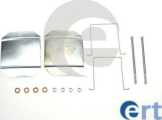 ERT 420043 - Kit d'accessoires, plaquette de frein à disque cwaw.fr