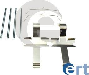 ERT 420355 - Kit d'accessoires, plaquette de frein à disque cwaw.fr