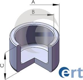 ERT 150587-C - Piston, étrier de frein cwaw.fr