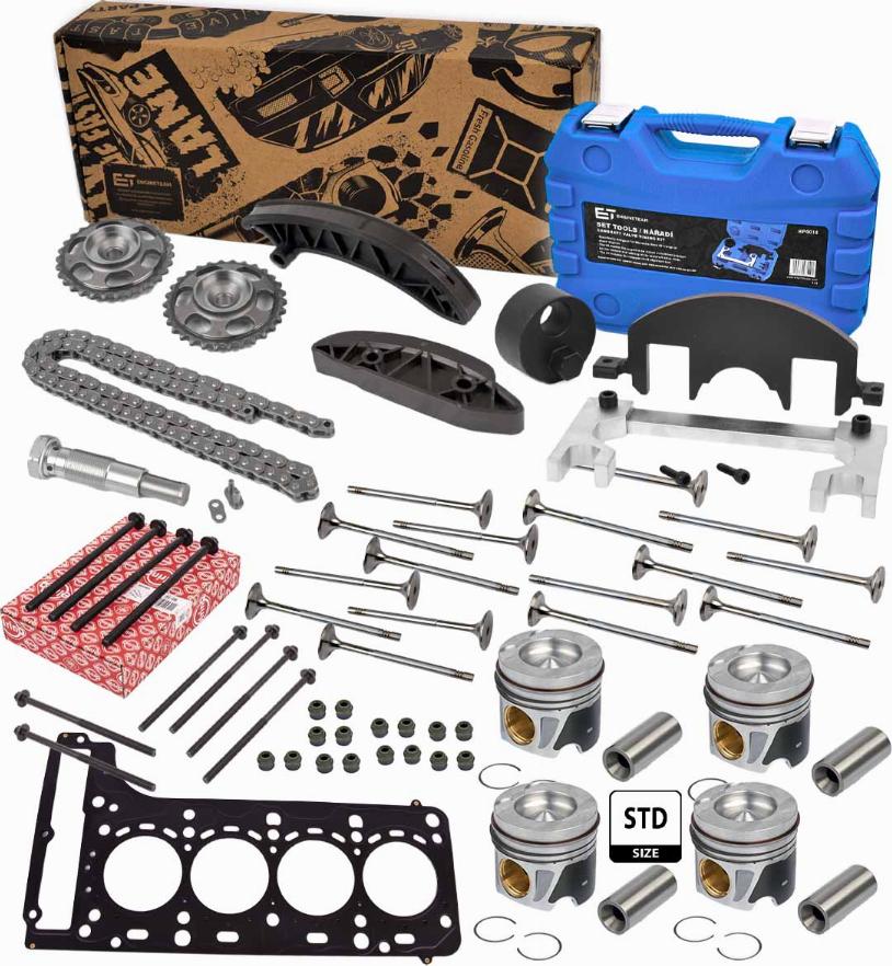 ET Engineteam RS0055VR8 - Kit de distribution par chaîne cwaw.fr