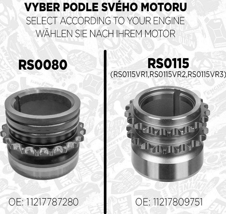 ET Engineteam RS0115VR3 - Kit de distribution par chaîne cwaw.fr