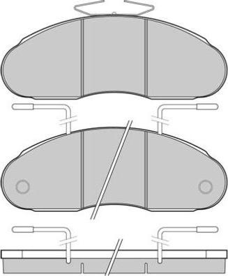 E.T.F. 12-5307 - Kit de plaquettes de frein, frein à disque cwaw.fr