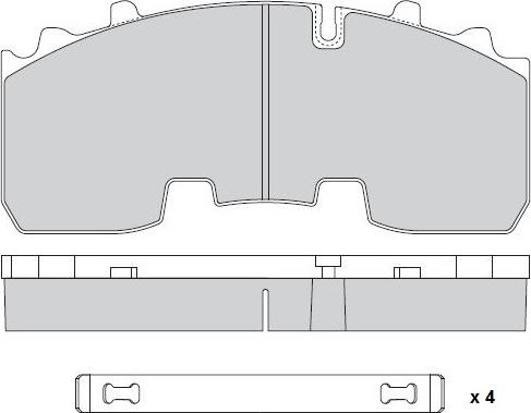 E.T.F. 12-5336 - Kit de plaquettes de frein, frein à disque cwaw.fr