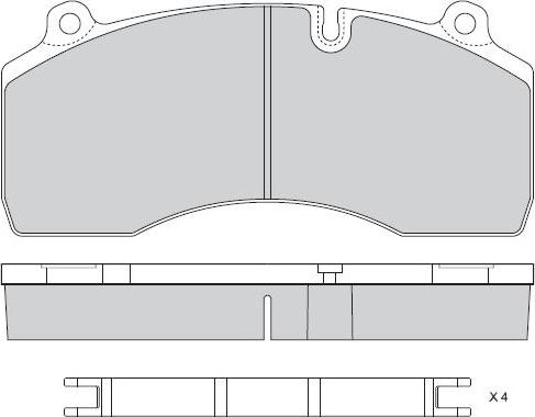 E.T.F. 12-5333 - Kit de plaquettes de frein, frein à disque cwaw.fr