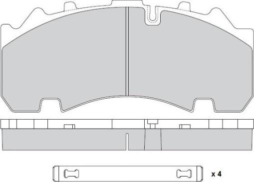 E.T.F. 12-5337 - Kit de plaquettes de frein, frein à disque cwaw.fr